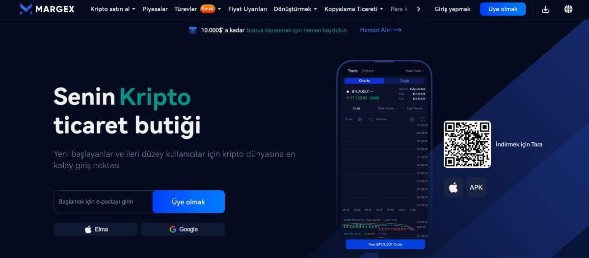 margex - vadeli işlem bonusu veren borsalar