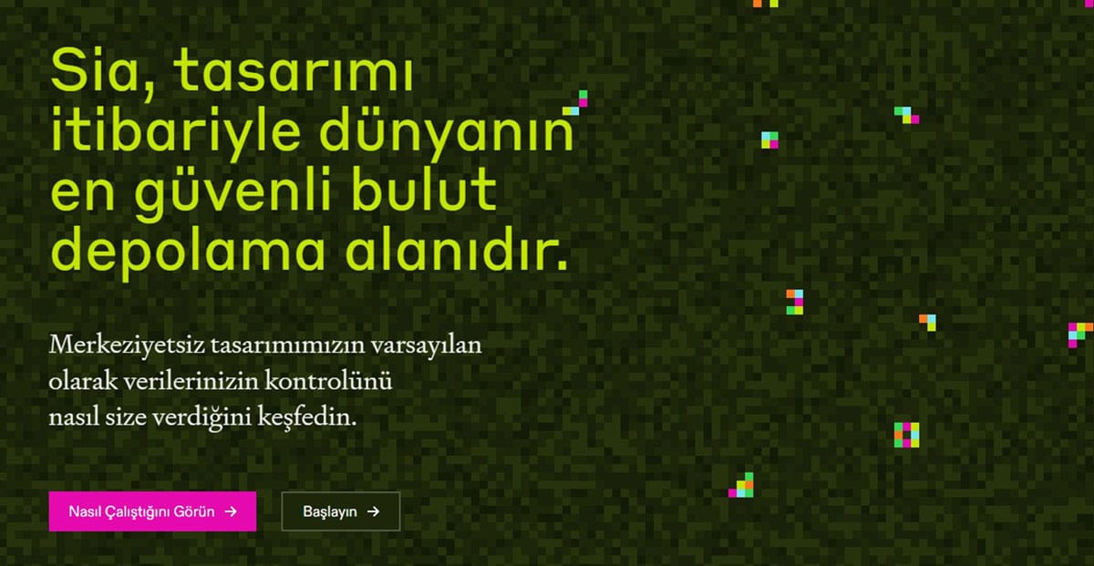 Güvenilir dosya transferi siteleri arasındaki Sia.tech ile merkeziyetsiz veri kontrolü mümkün