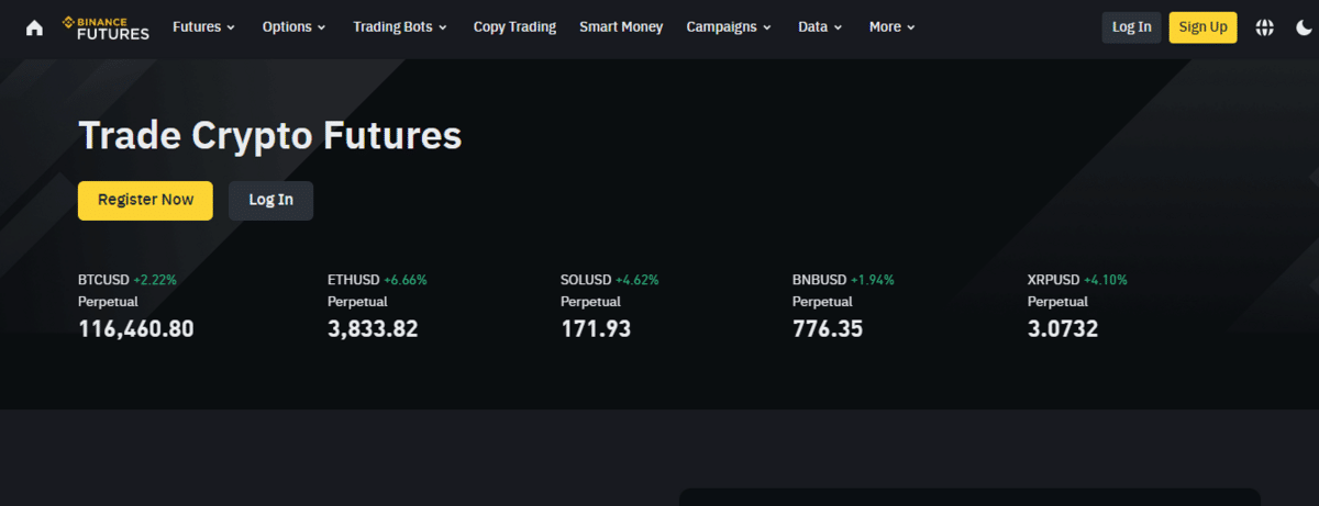 Tron vadeli işlemleri için en iyi platformlar - Binance