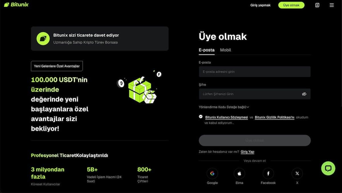 Kripto Bonus Kodları bitunix