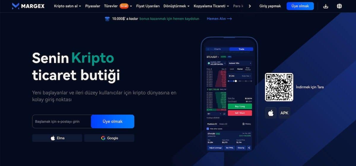 Kripto Bonus Kodları margex