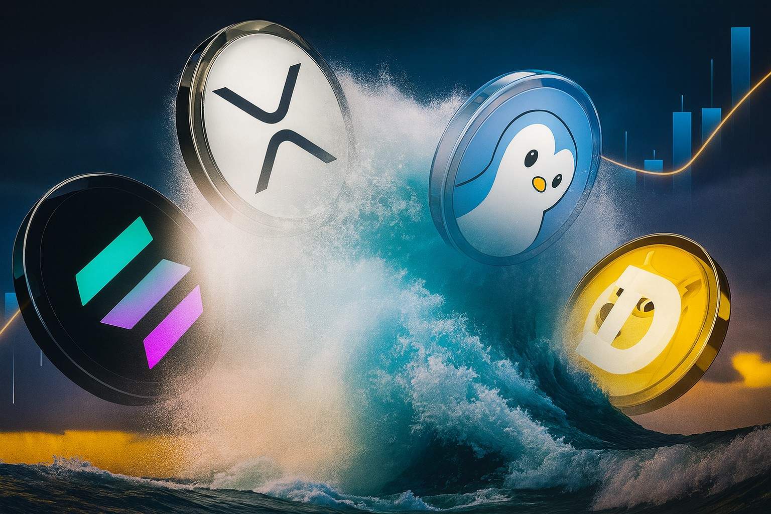 Kripto Piyasasında Patlama: SOL, XRP, DOGE ve PENGU Neden Uçuşta?