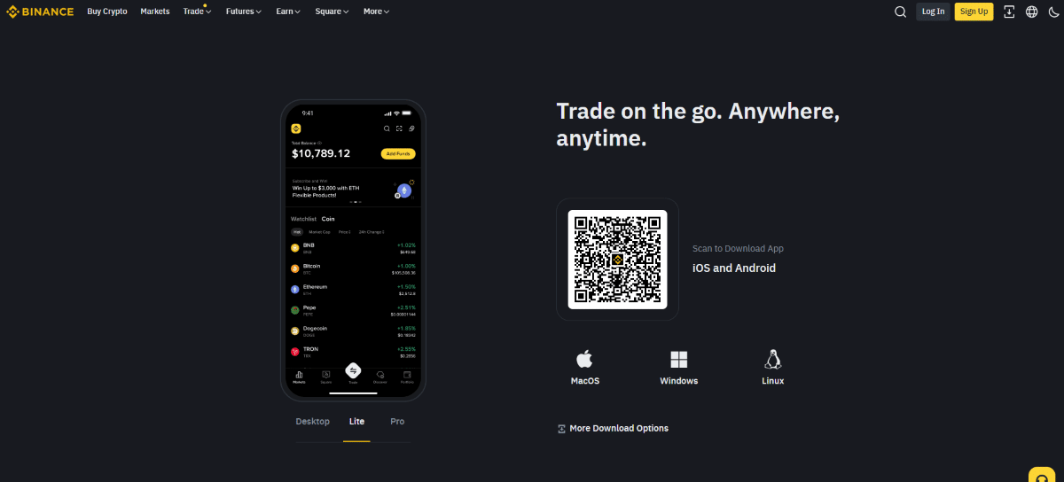 binance - yurtdışından kripto para transferi