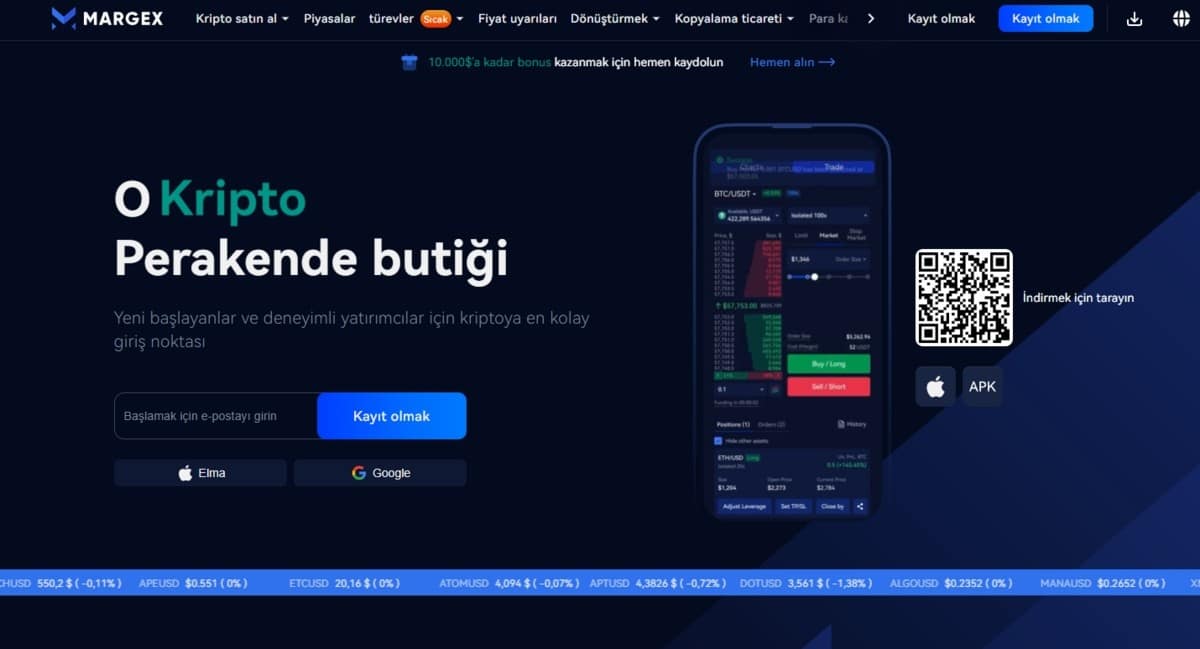Margex- Türkiye'deki En İyi Vadeli İşlem ve Opsiyon Borsası