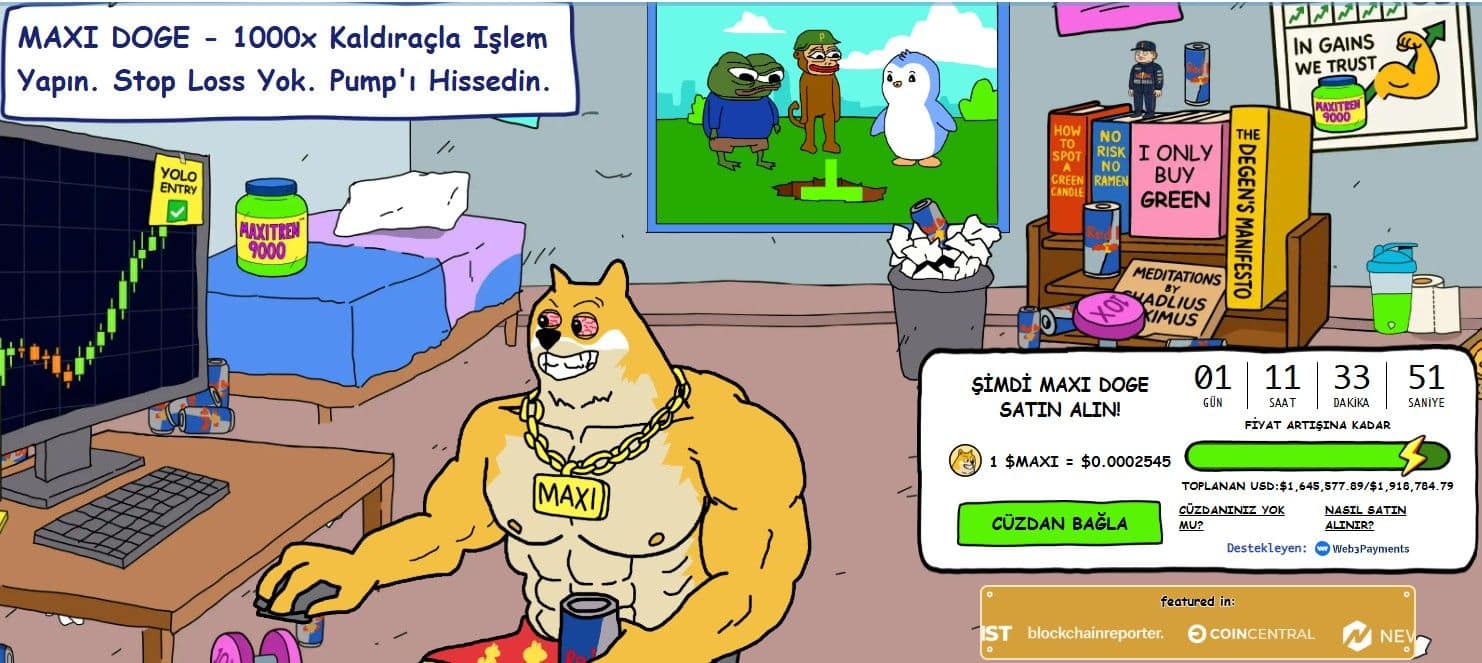 Maxi Doge (MAXI): Steroidli yeni nesil memecoin