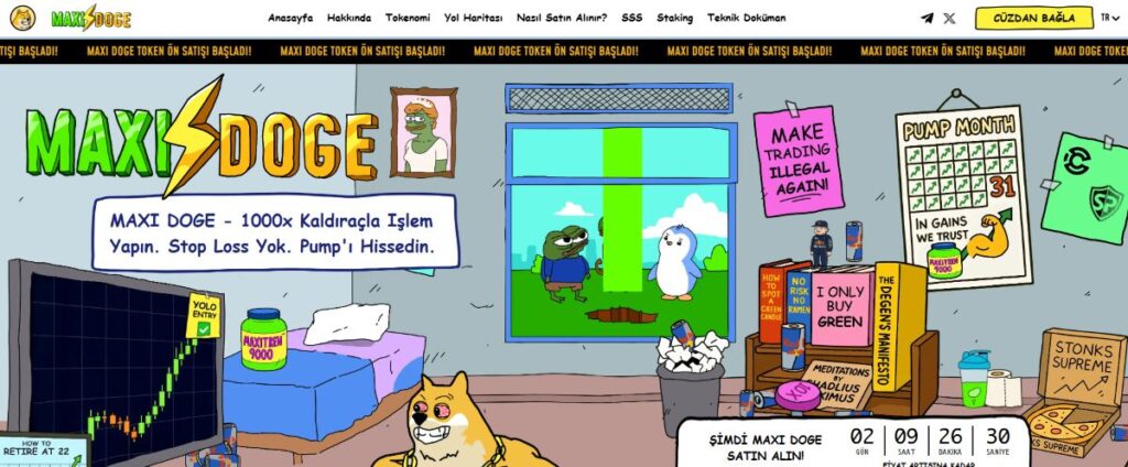 en iyi shitcoinler - Maxi Doge