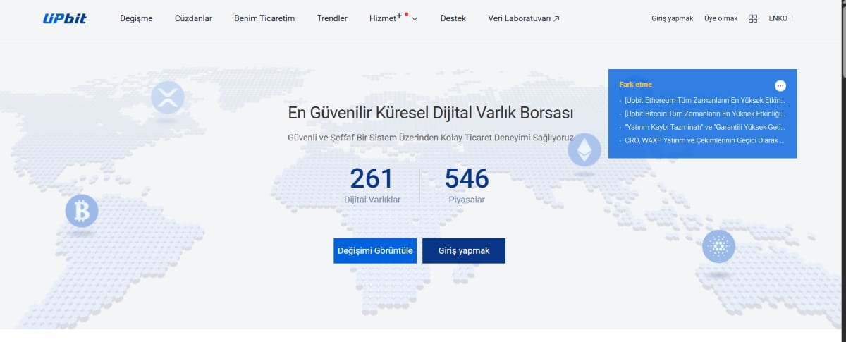 upbit borsası nedir