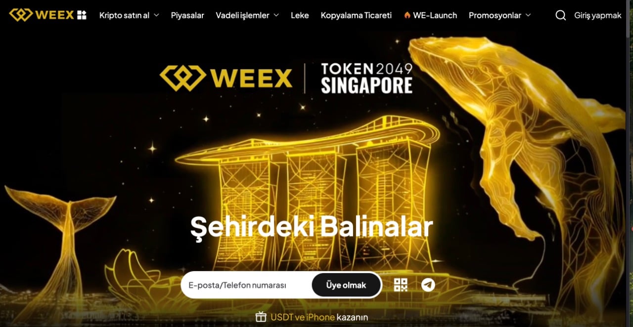 weex - kayıt olunca para veren coin siteleri