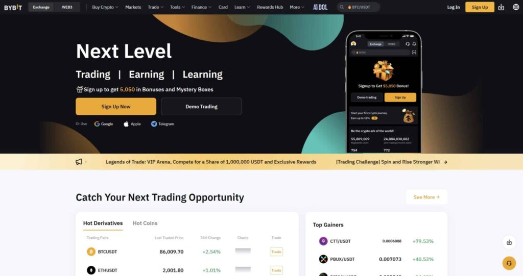 Bybit – Binlerce Varlıkla İşlem Yapmayı Mümkün Kılan ve Gelişmiş İşlem Araçlarına Sahip Borsa