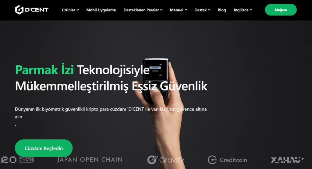 D’Cent Wallet – Biyometrik Donanım Cüzdanı, Bluetooth ve Mobil Entegrasyon