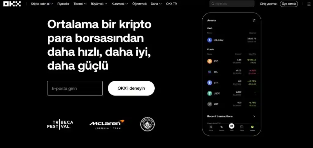 OKX – Düşük Ücretli ve Yüksek Performanslı Platform