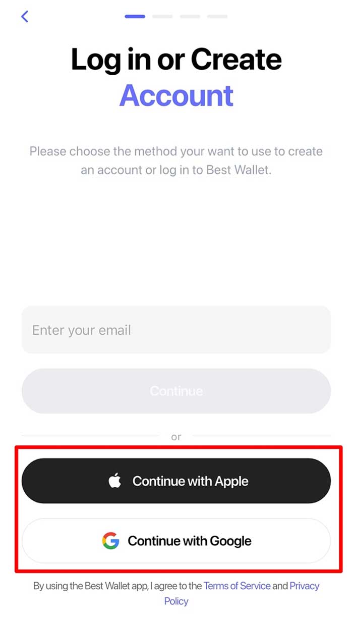 Best Wallet Hesap Oluşturma