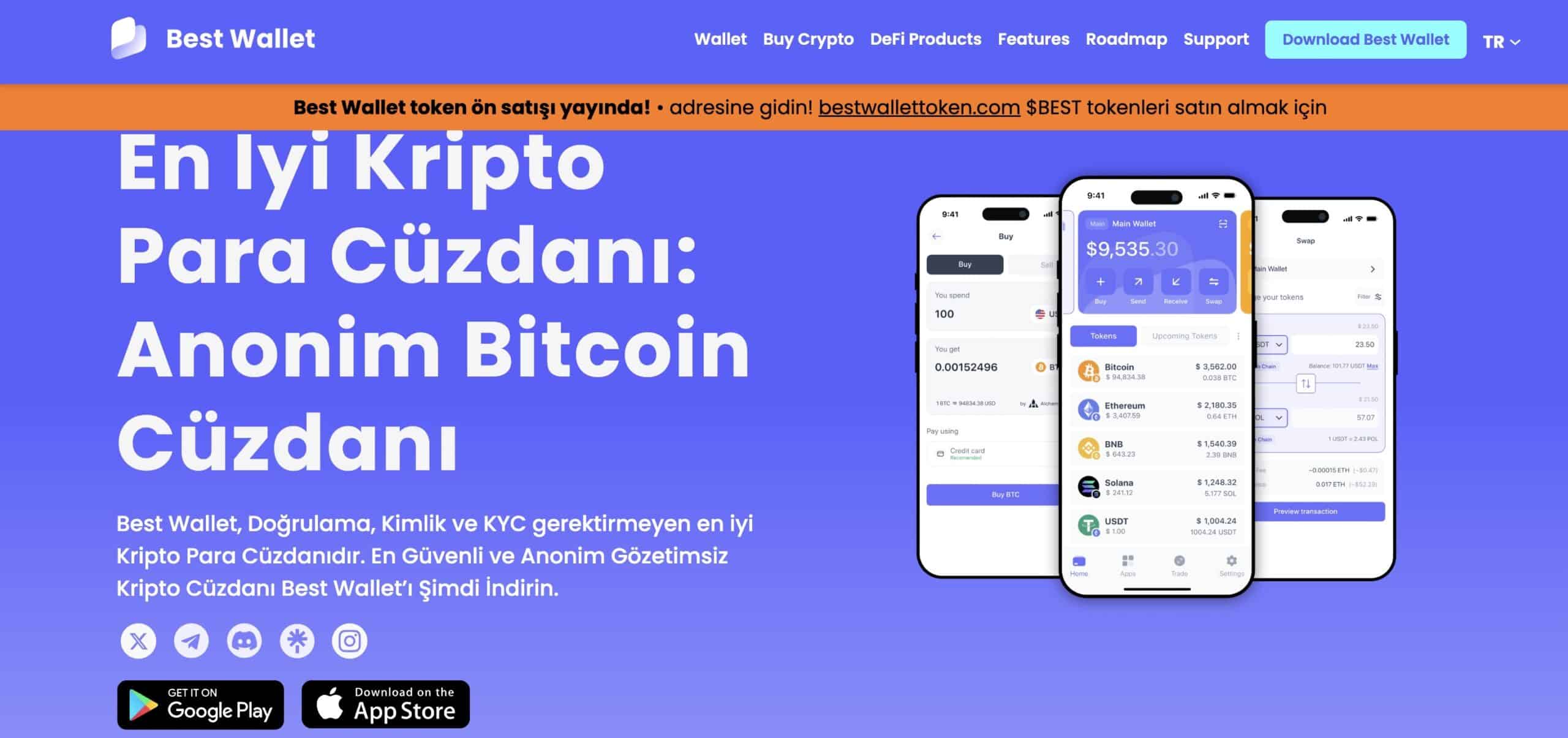 en güvenilir kripto para nereden alınır? Best Wallet
