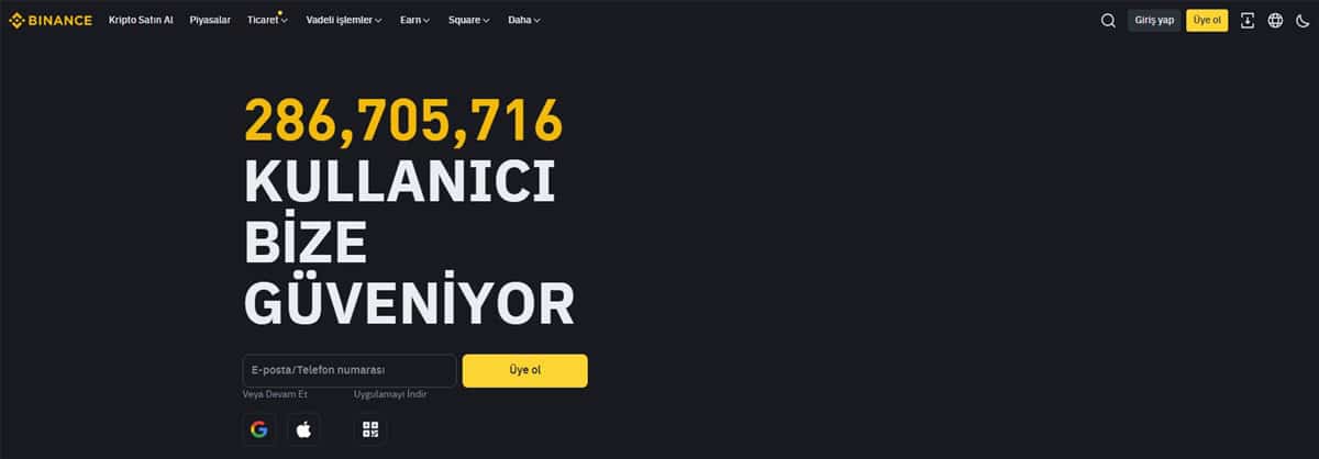 Binance ile bankadan kripto para nasıl alınır