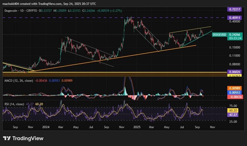 Dogecoin’de Trend Dönüşü Sinyali: 2025’in Son Çeyreği İçin Fiyat Tahmini