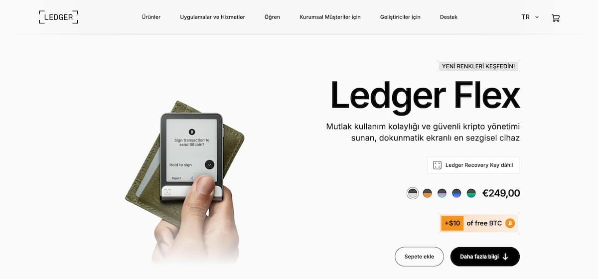 en iyi donanım cüzdanı - ledger flex