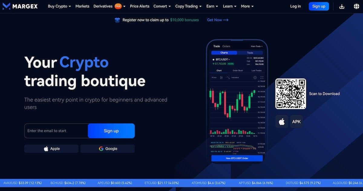 MArgex KYC'siz borsa