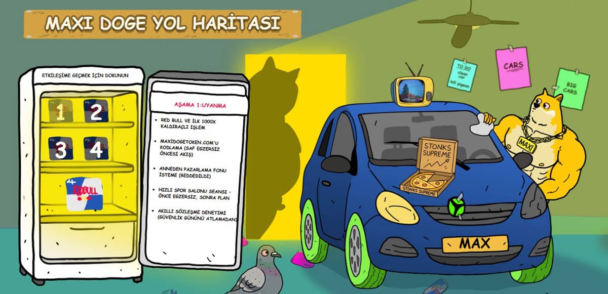 Maxi Doge, 100 doları 1000 dolara çıkartabilecek kripto paralar arasında