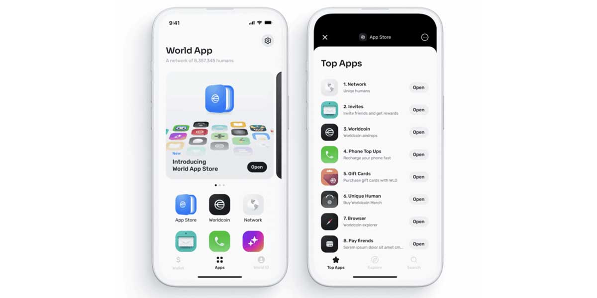 WLD coin mobil uygulaması World App