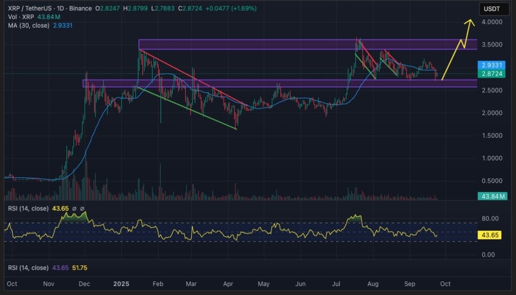 xrp analiz grafiği 