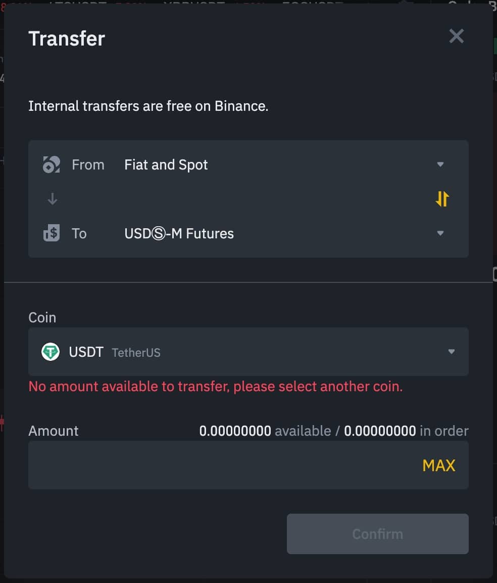 binance fon transferi