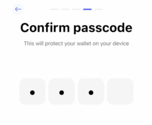 Bir Parola Belirleyin - Best Wallet
