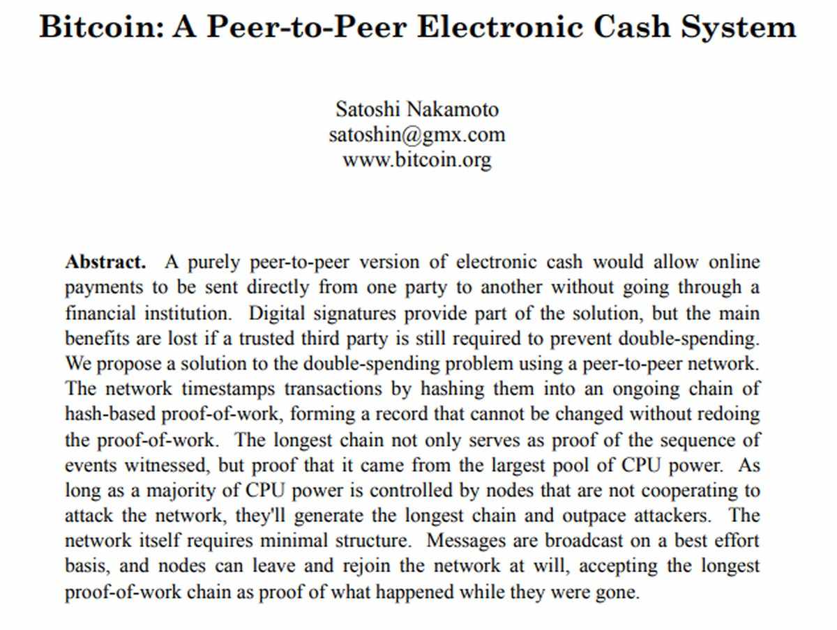 white paper nedir - bitcoin teknik dökümanı