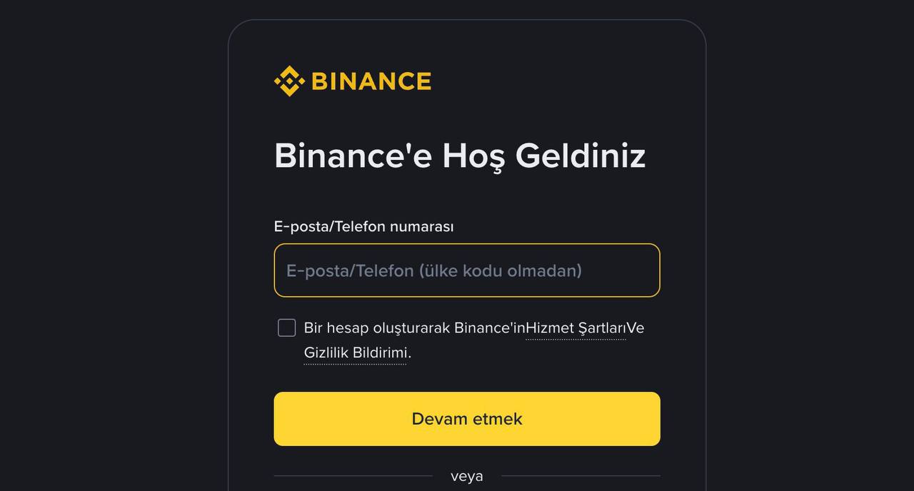 binance hesap açma