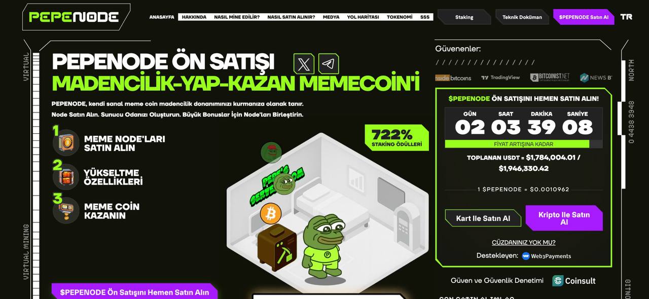 pepenode bitlo yeni listelenecek coinler