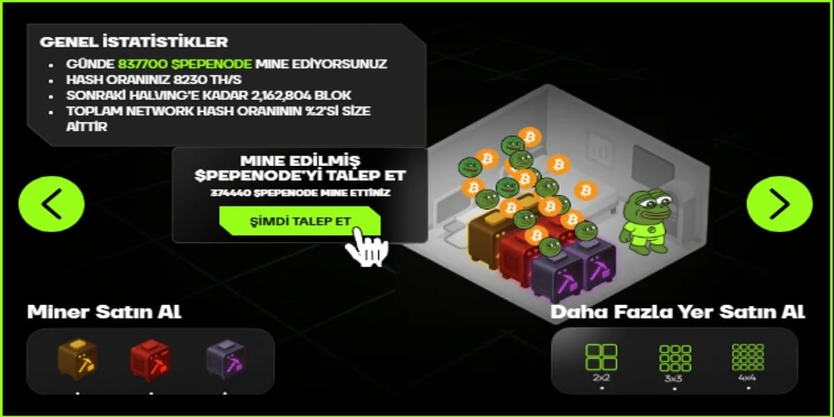 Boş Bir Oda, Sonsuz Kombinasyon: Oyuncular Kendi Madencilik Merkezini Kuruyor