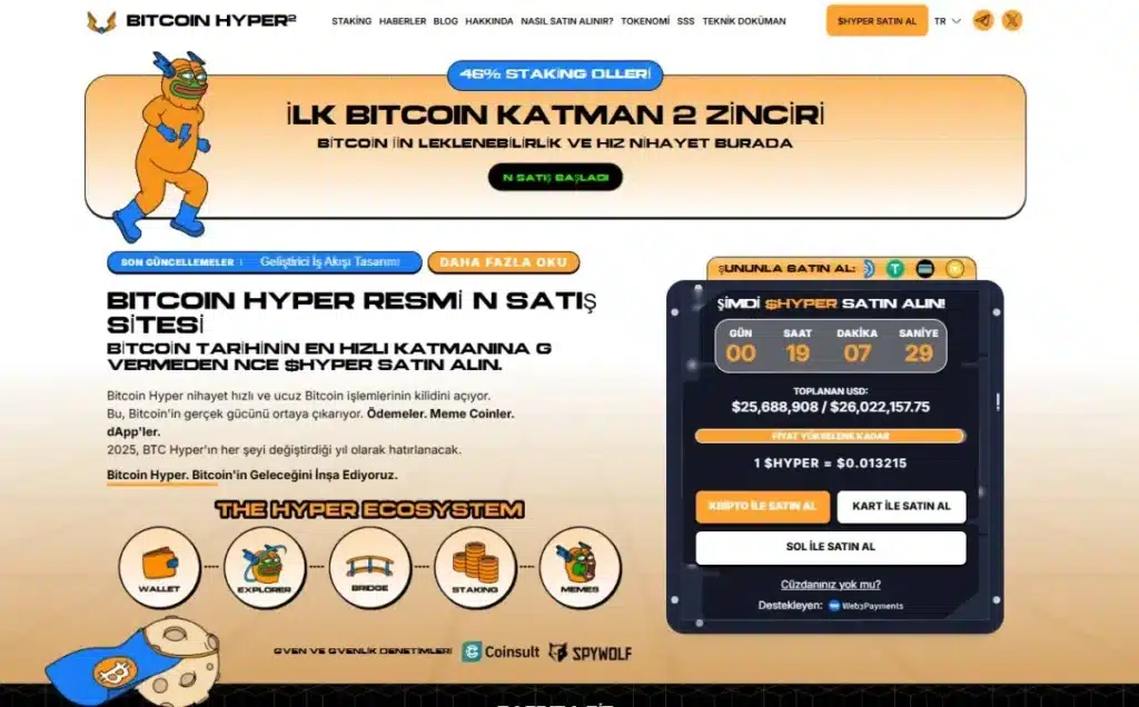 Güncel Airdroplar İçinde Bitcoin Hyper – İlk Bitcoin Layer-2 Rollup’unda Kazançlı Kripto Airdropları