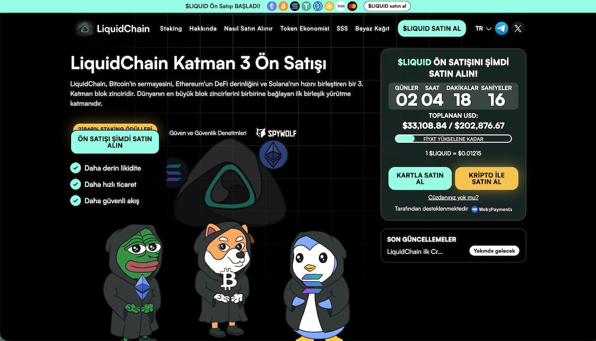 Zengin Edecek Coinler - LiquidChain