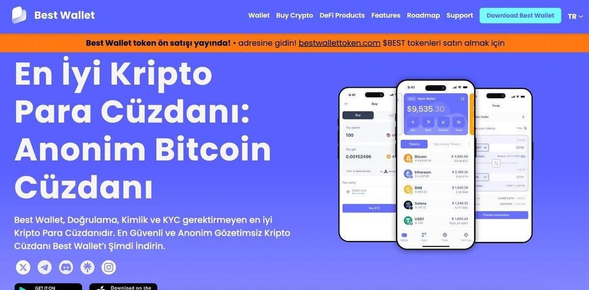 En güvenilir kripto para siteleri-Best Wallet