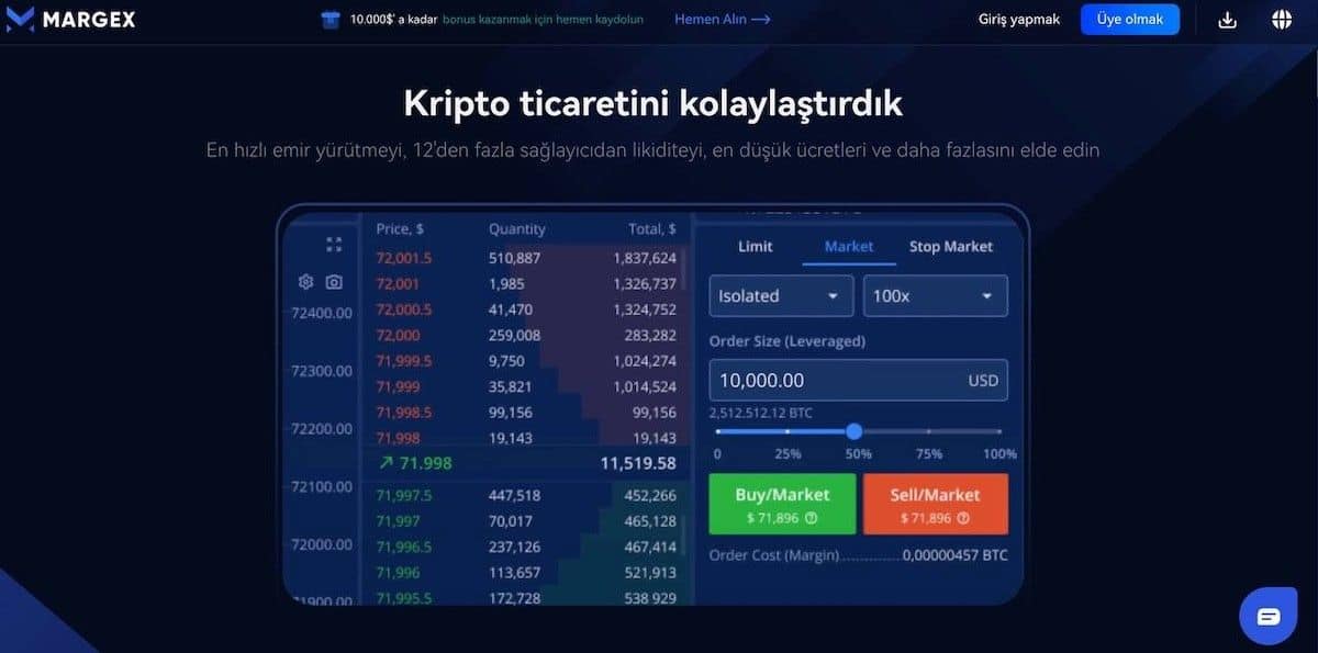 En güvenilir kripto para siteleri - Margex