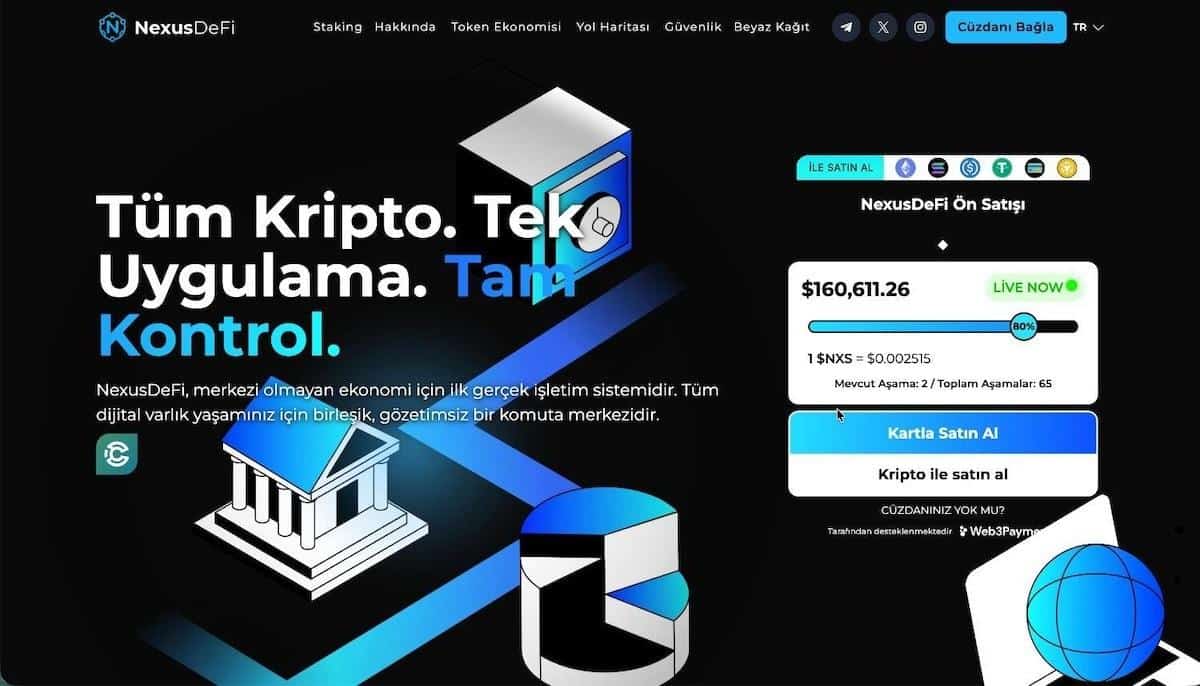 Nexus DeFi - En iyi ICO Coin Listesi