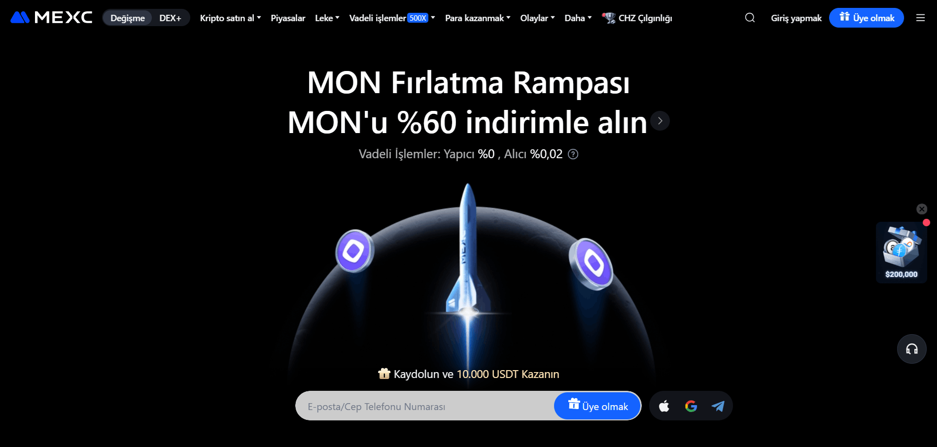 Binance Alternatifi Kripto Para Borsası MEXC