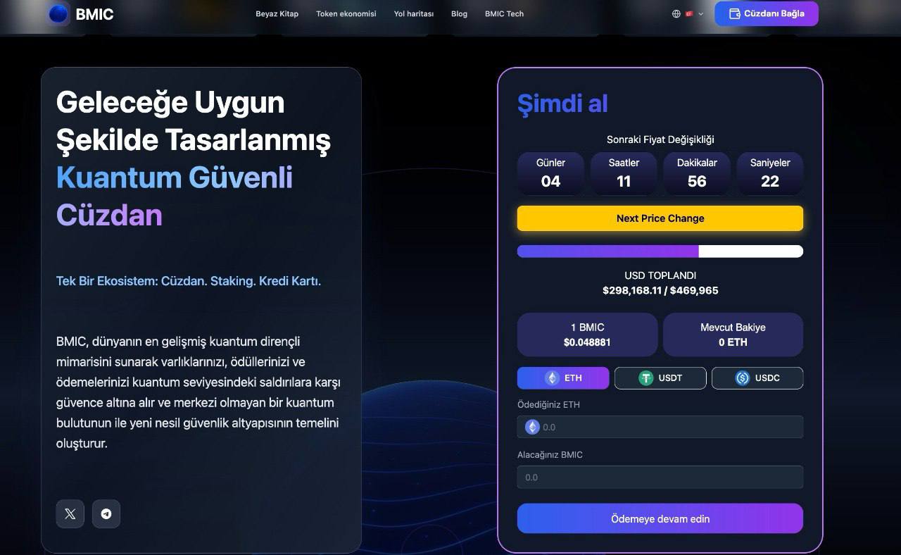 bmic - ön satış coin projesi