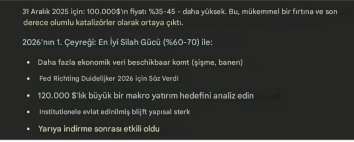 BİTCOİN TAHMİNİ