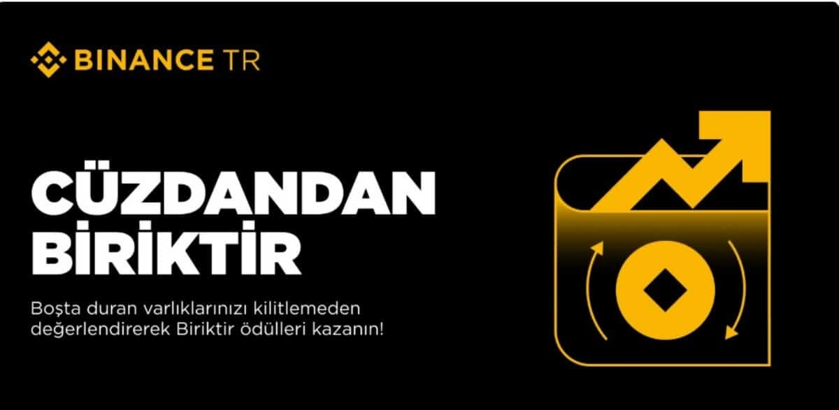 binance tr cüzdandan bitirktir