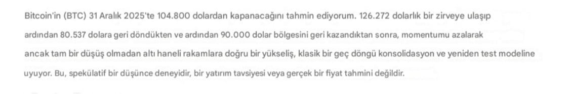 bitcoin yapay zeka analizi