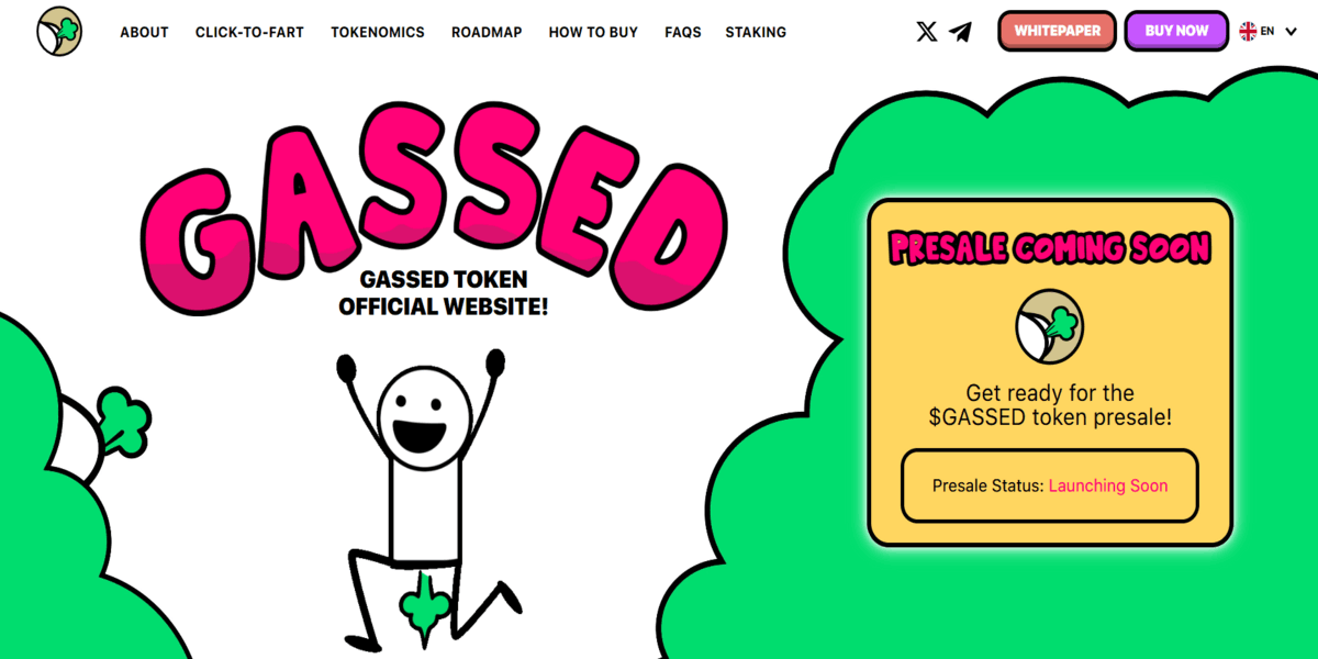 Gassed Token - en çok yükselen coinler