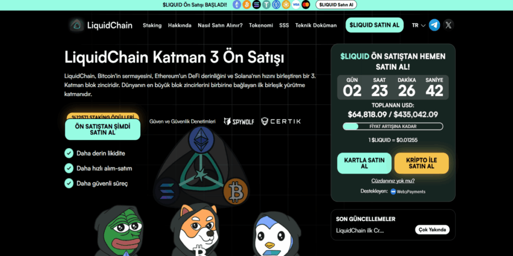 geleceği parlak ucuz coinler - Liquidchain