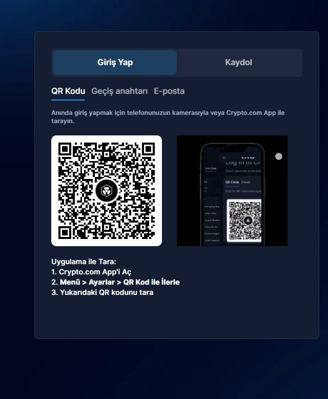 Crypto.com Üyelik Adımları