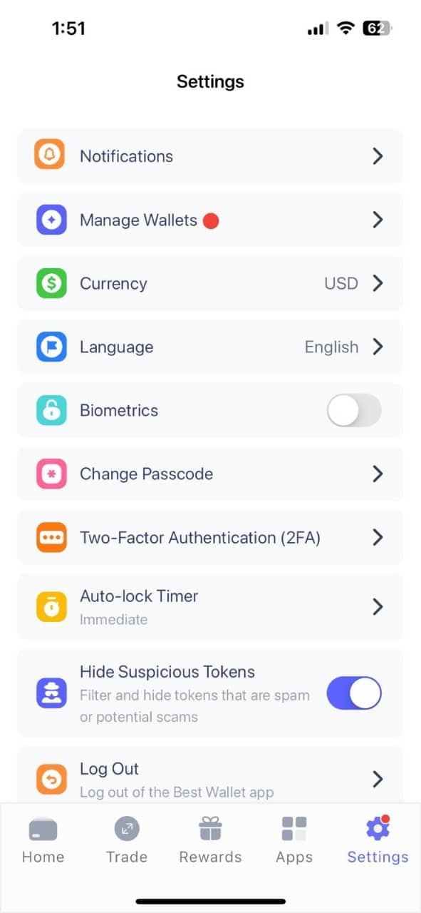 best wallet kullanım