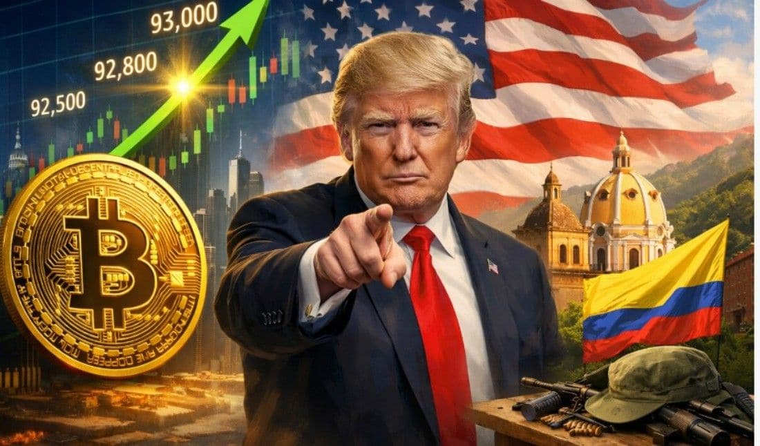 Bitcoin 93.000 Dolara Yaklaştı: Trump’ın Kolombiya Hamlesi