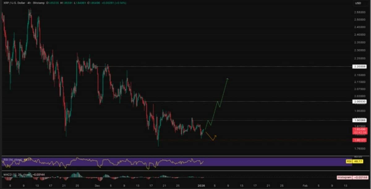 xrp işlem grafiği