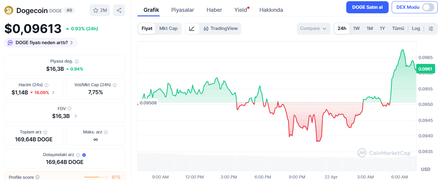 Dogecoin Fiyatı Nasıl Hareket Ediyor?