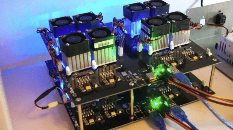 8 Core FPGA Bitcoin Miner 
