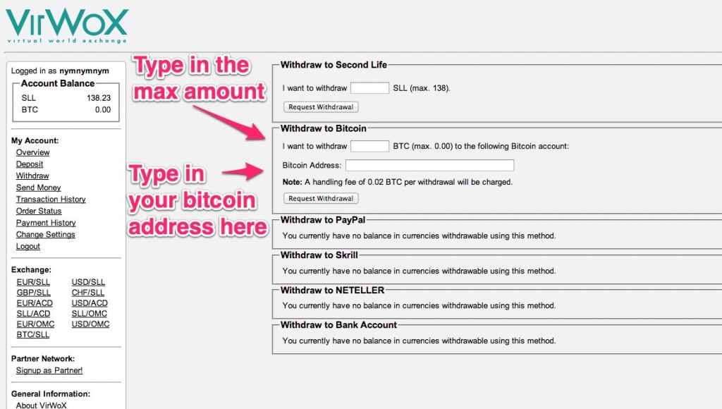 Withdraw Funds