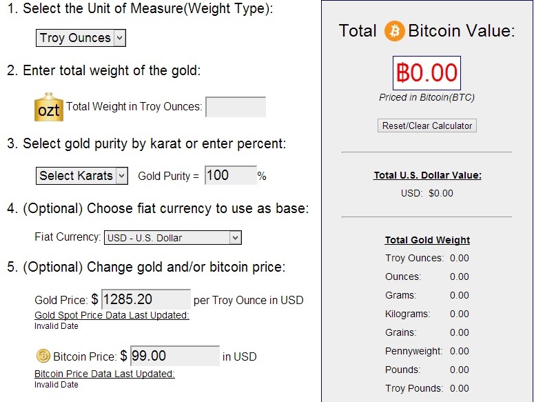 buy bitcoin price calculator